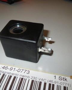 Coil f/solenoid valve 230 VAC